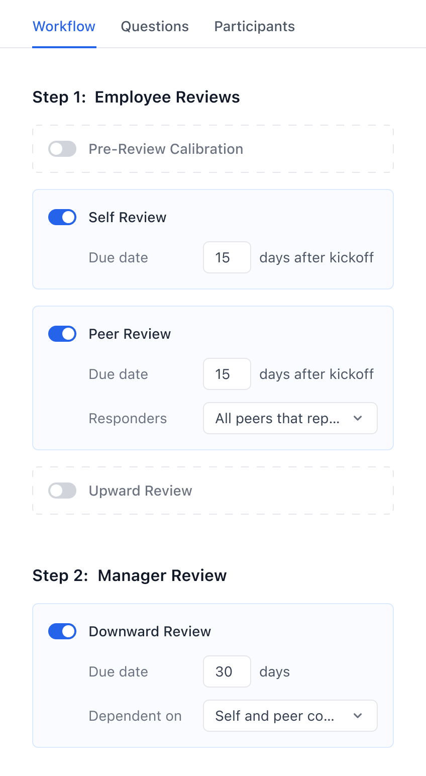 Topicflow new review workflow configuration
